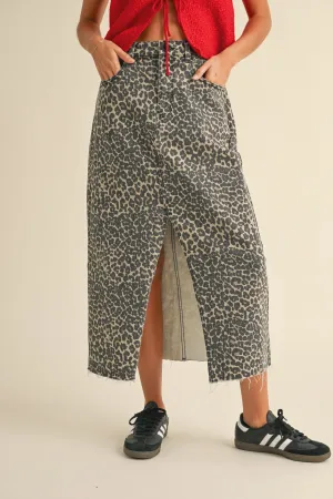 Mere Leopard Skirt