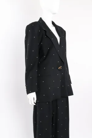 Mini Dot Jacket & Pant Suit