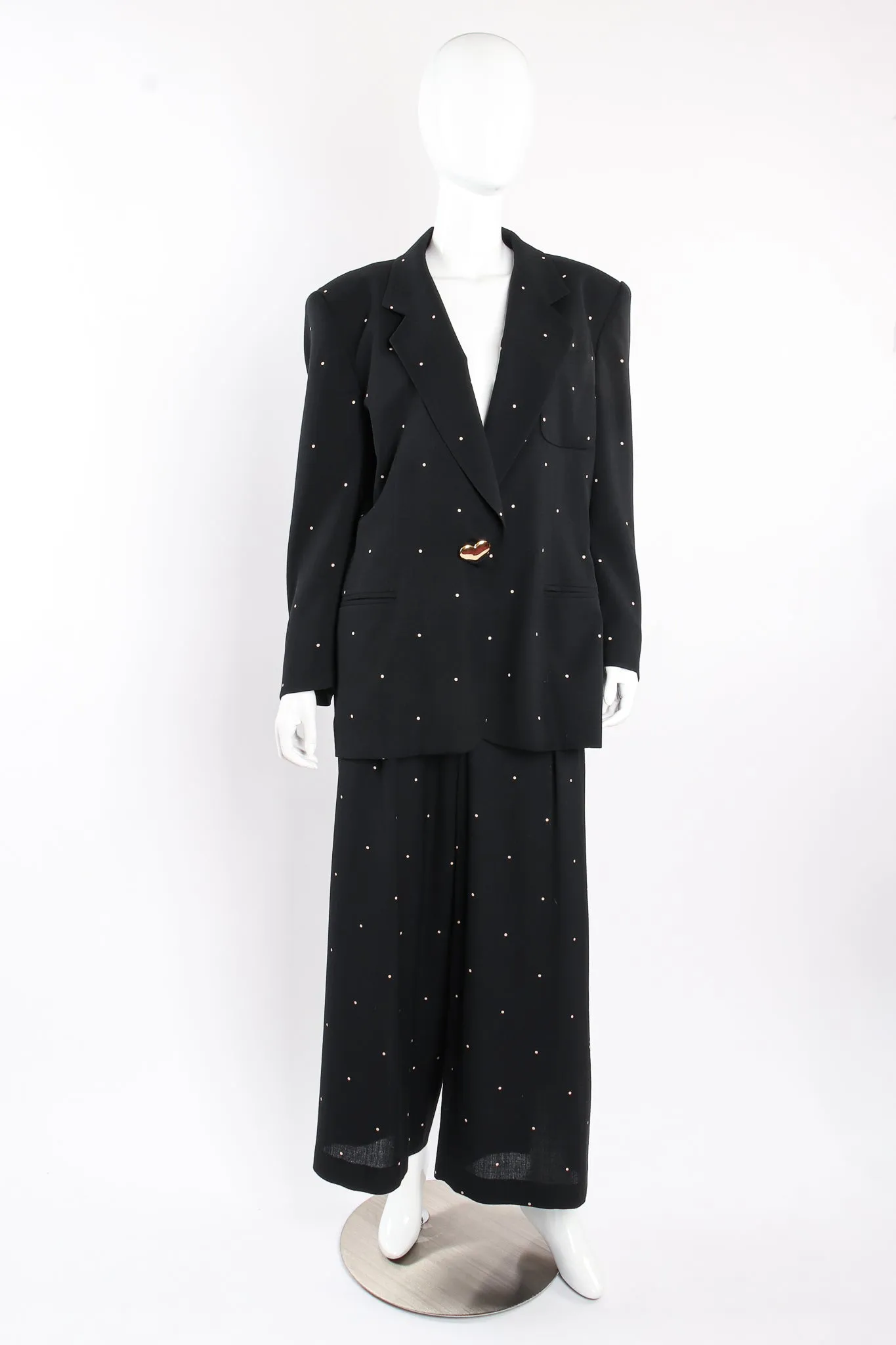 Mini Dot Jacket & Pant Suit