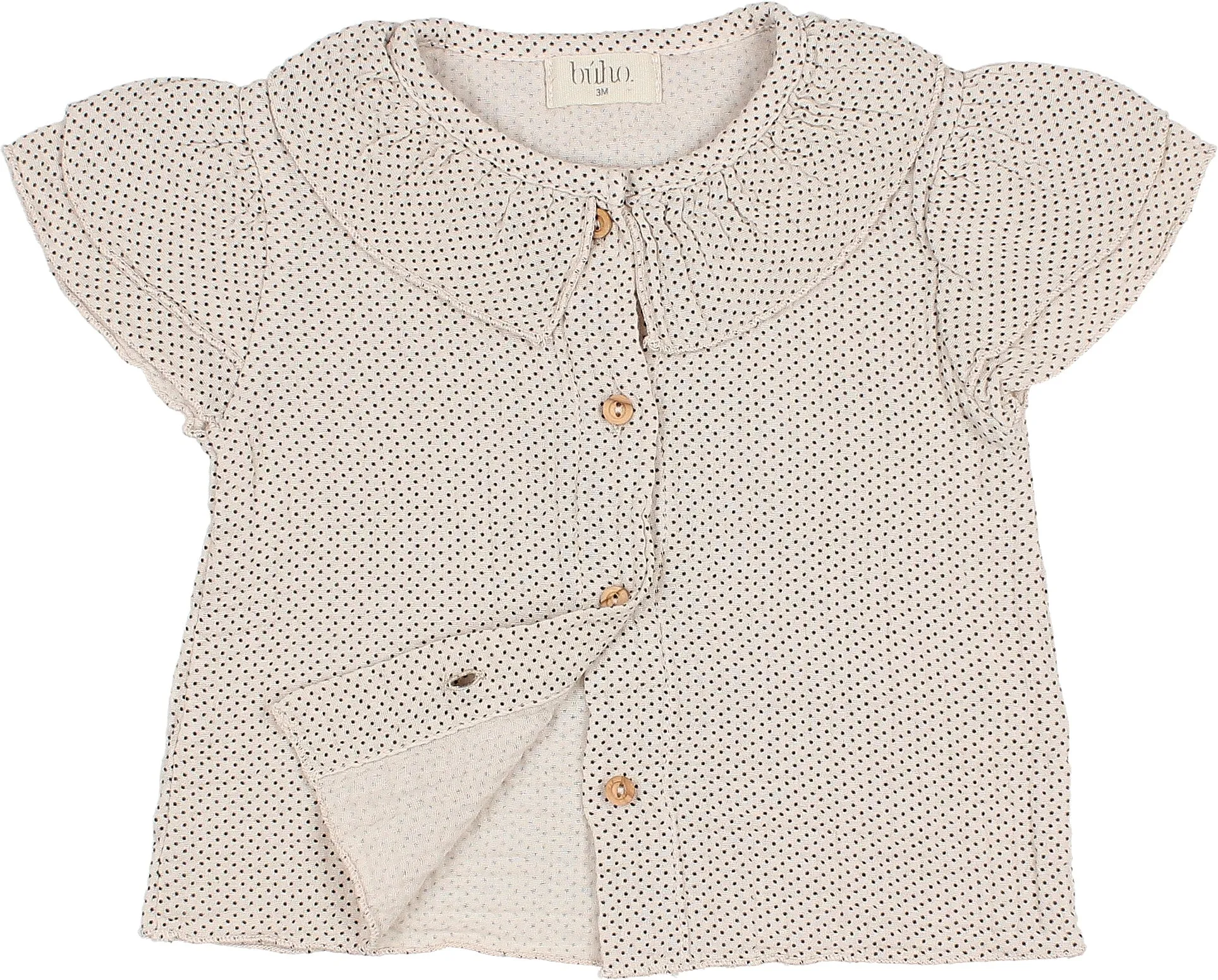 MINI DOTS BLOUSE - ROSE