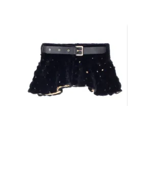 Mink & Leather Peplum