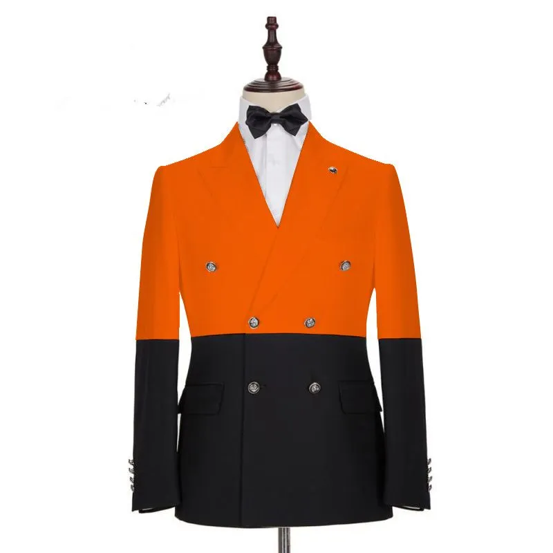 Modern Slim Fit Peaked Lapel Prom Outfits s