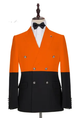 Modern Slim Fit Peaked Lapel Prom Outfits s