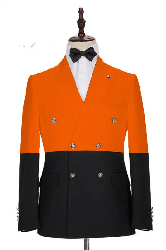 Modern Slim Fit Peaked Lapel Prom Outfits s