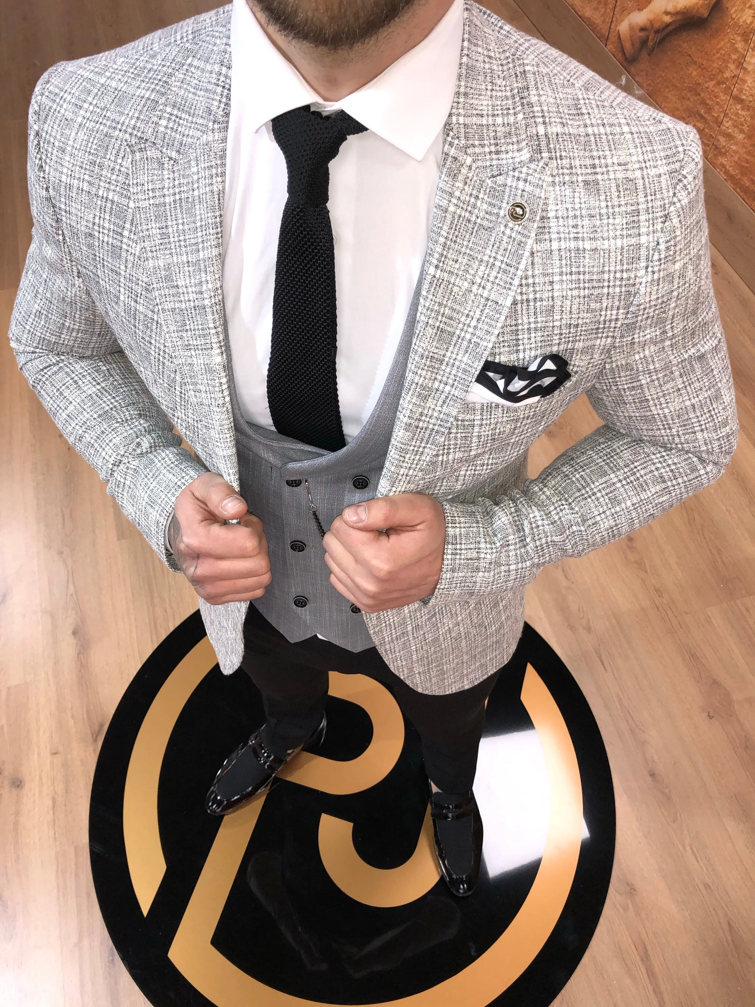 Murdoch - Grey 3 Piece Suit