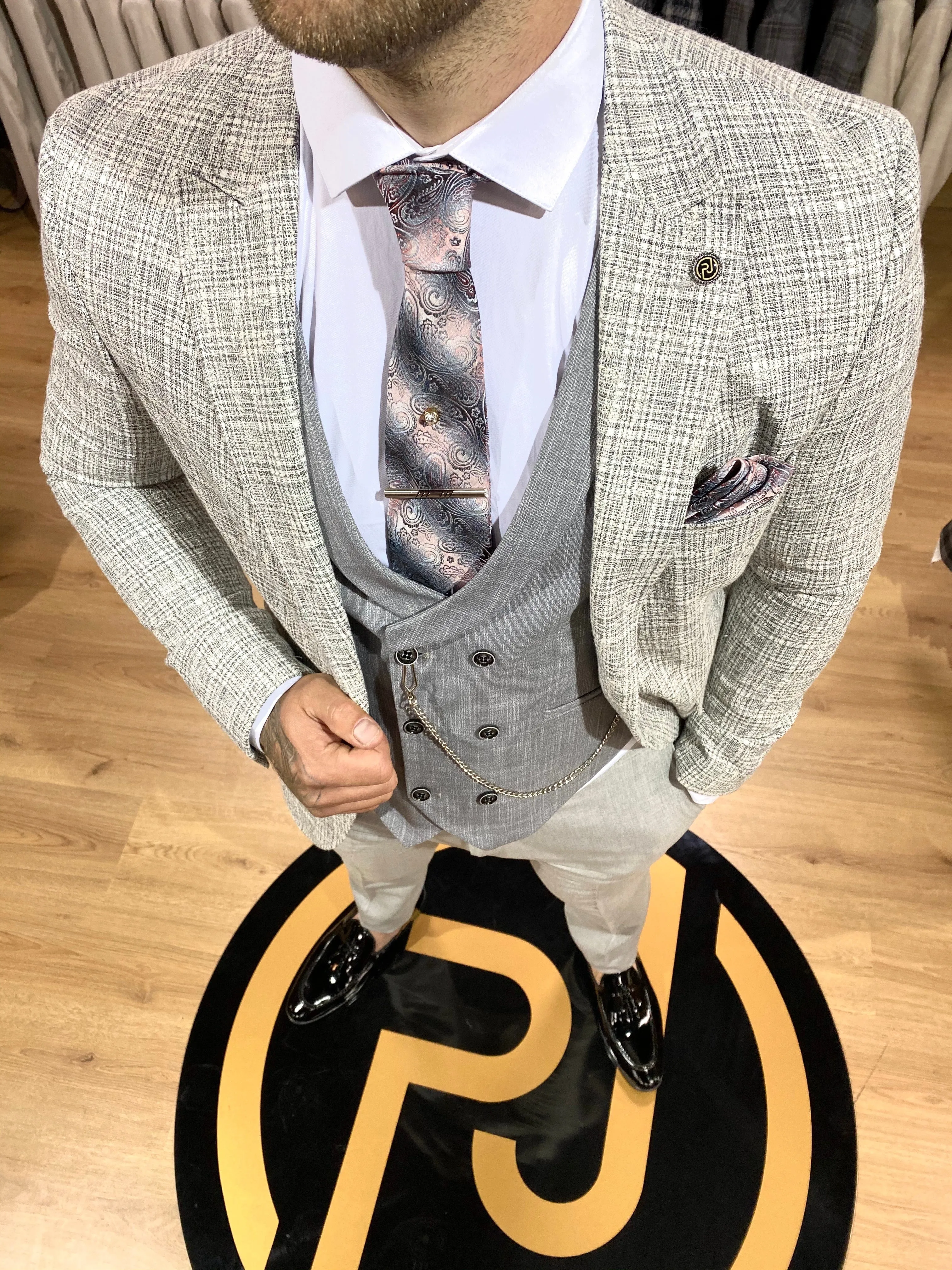 Murdoch - Grey 3 Piece Suit