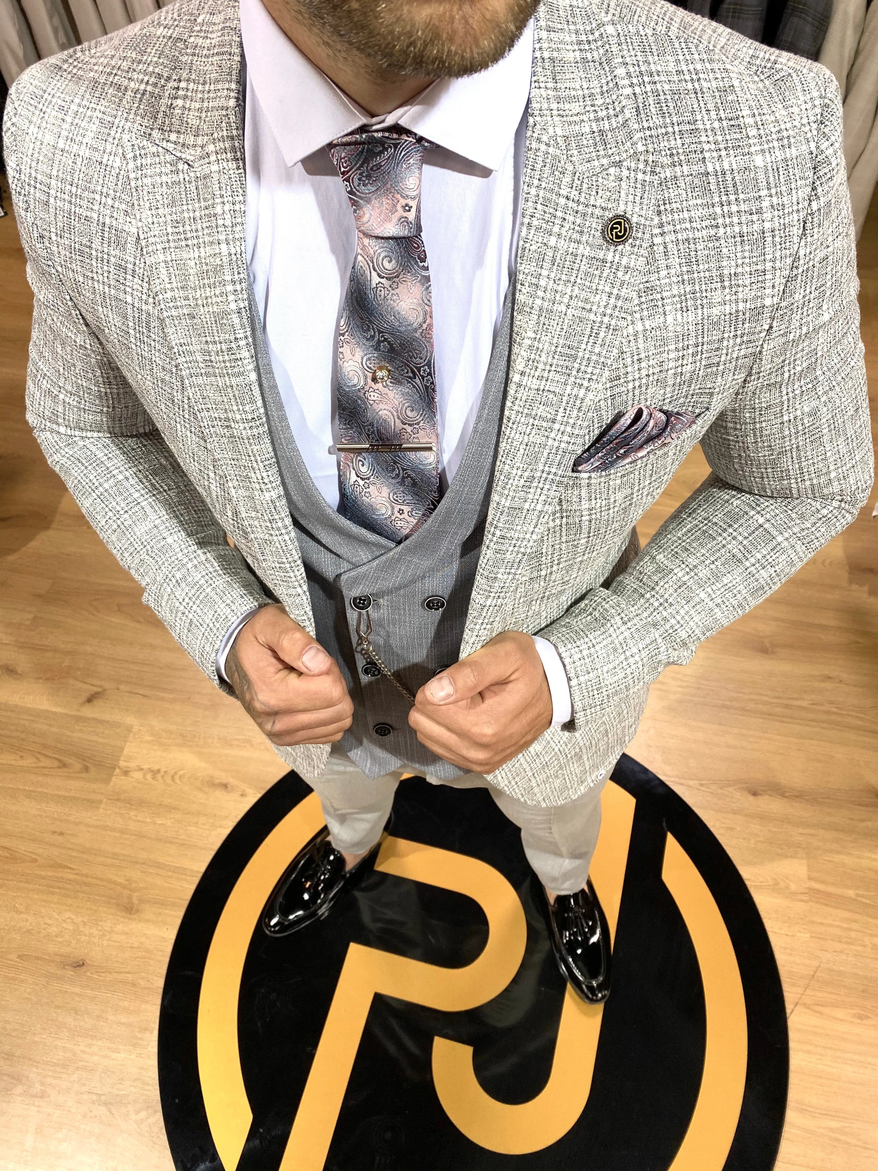 Murdoch - Grey 3 Piece Suit