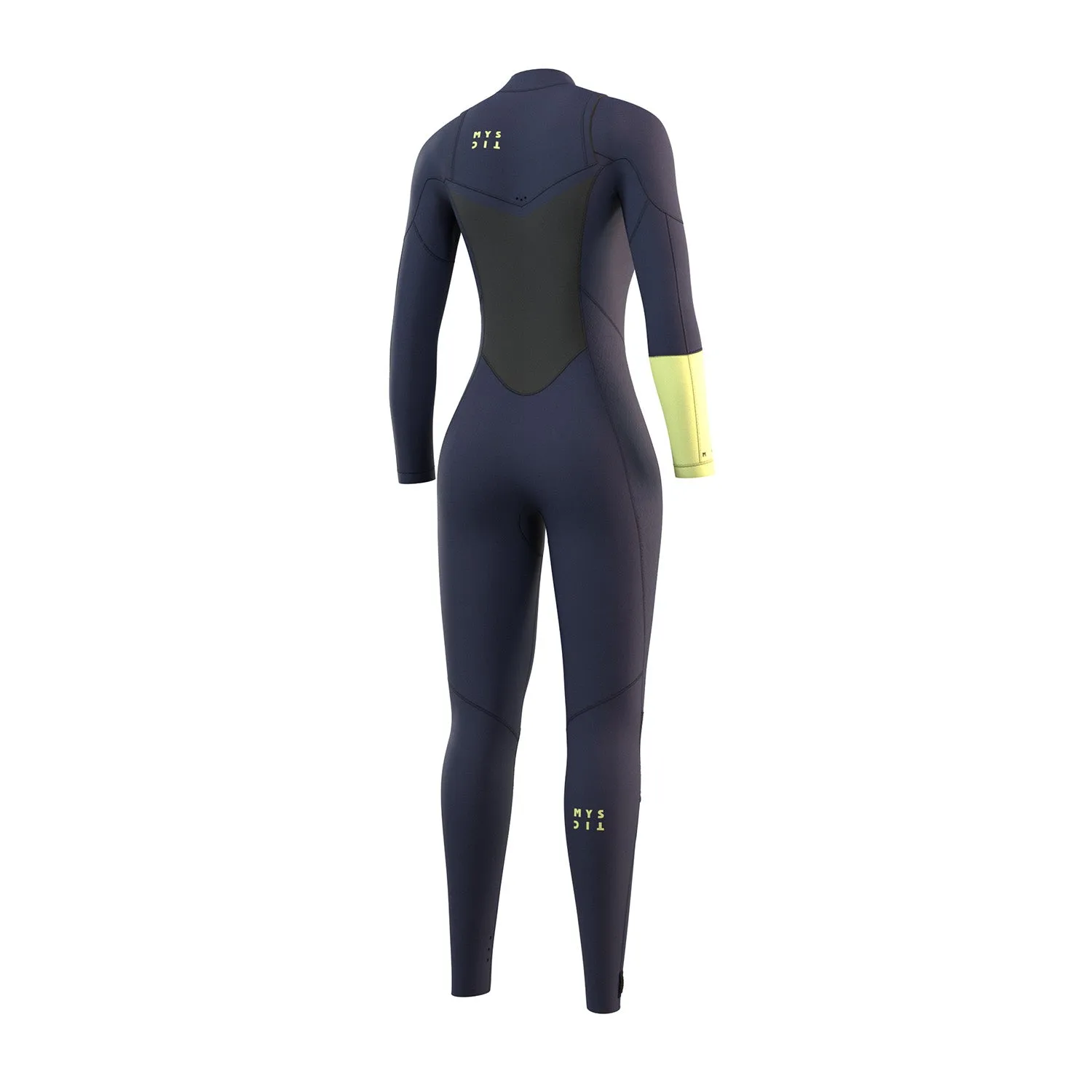 Mystic Women Dazzled 3/2 Double Chest Zip Fullsuit Blue