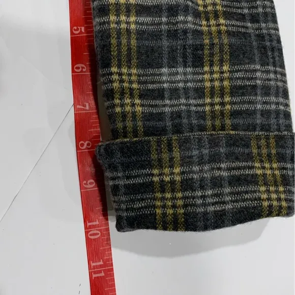 Nanette Lepore Plaid Double Breasted Wool Blazer Size 4