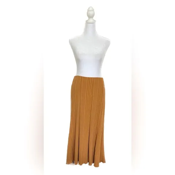 NEW ZARA - Ribbed Midi Skirt