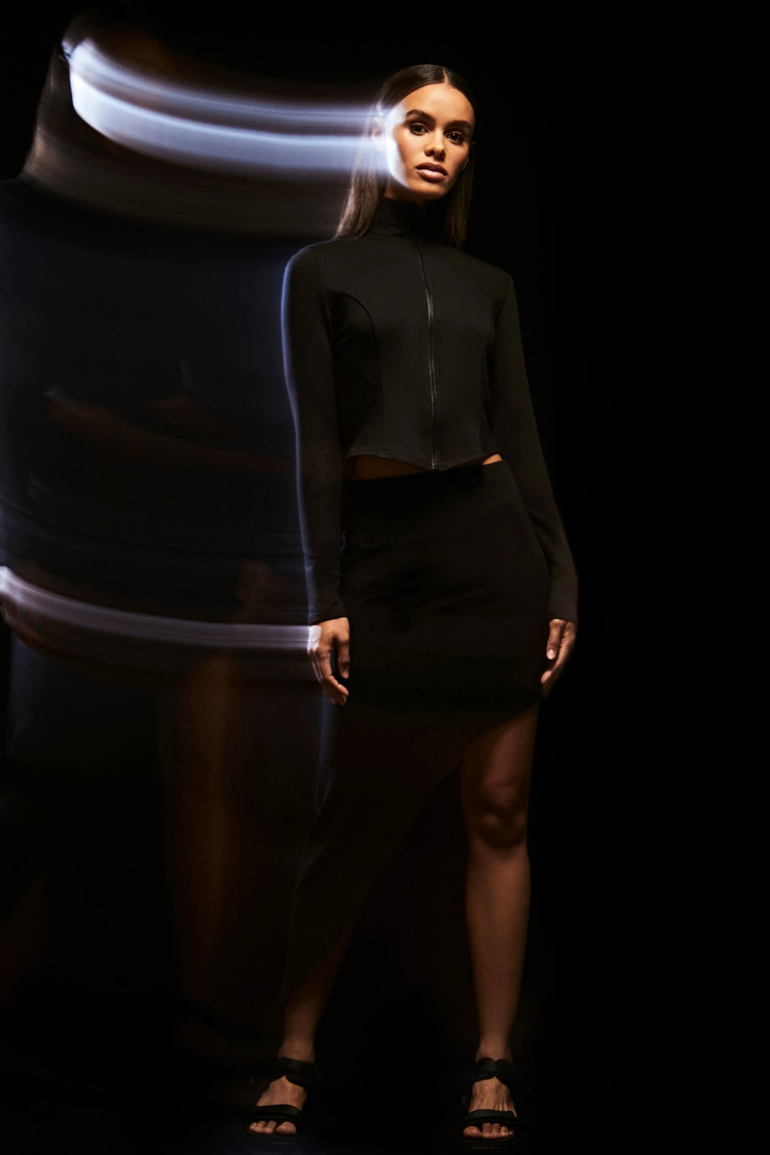 OVERLAND ASYMMETRICAL SKIRT