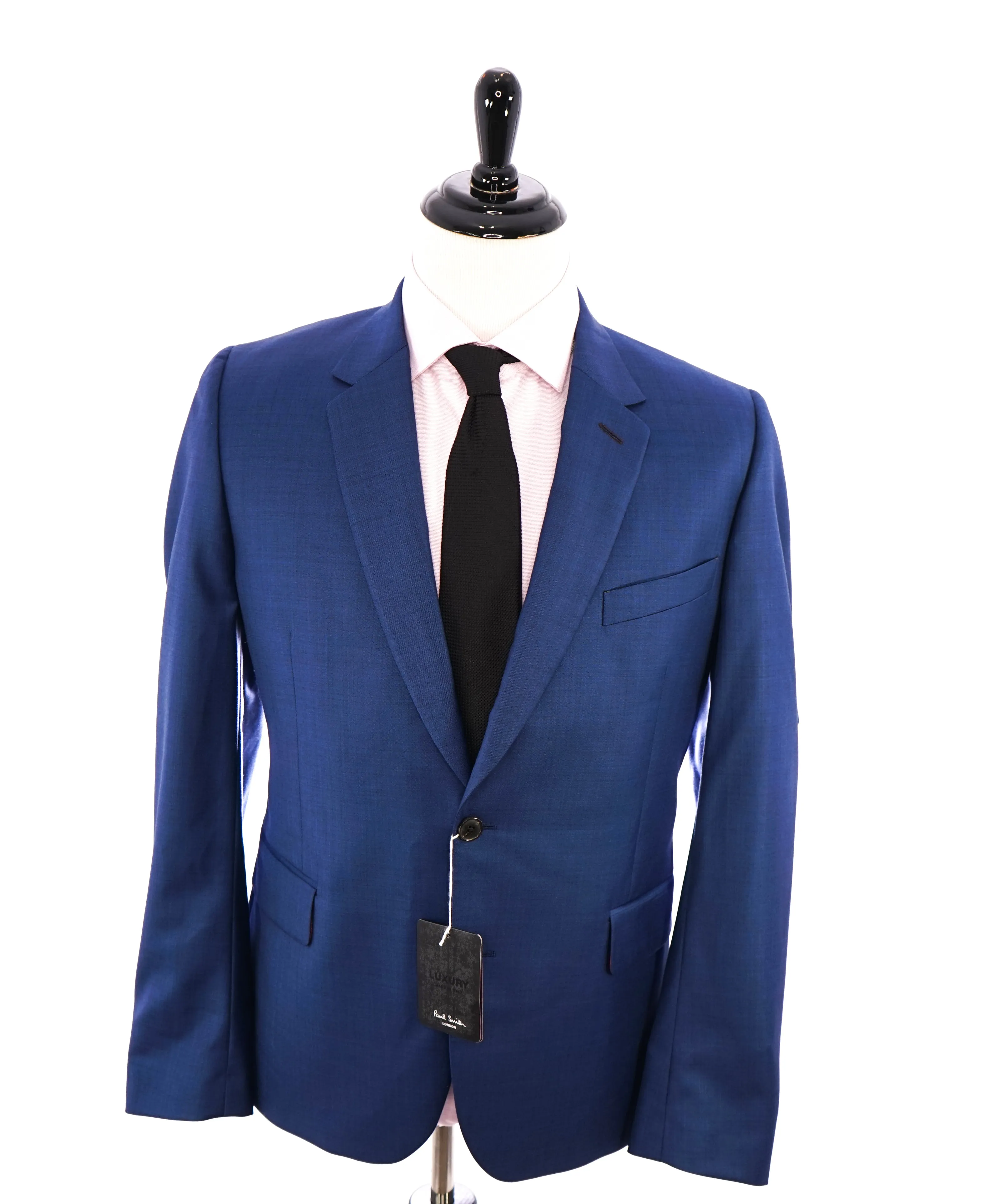 PAUL SMITH - 2-Button COBALT BLUE Wool “LUXURY LINE” Blazer - 44R