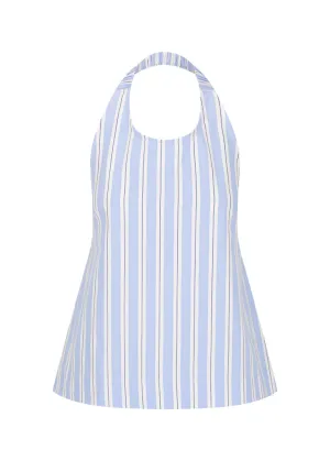 Peplum Halter Top