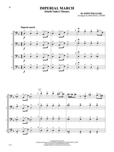 Pop Quartets for All - Cello and Double Bass