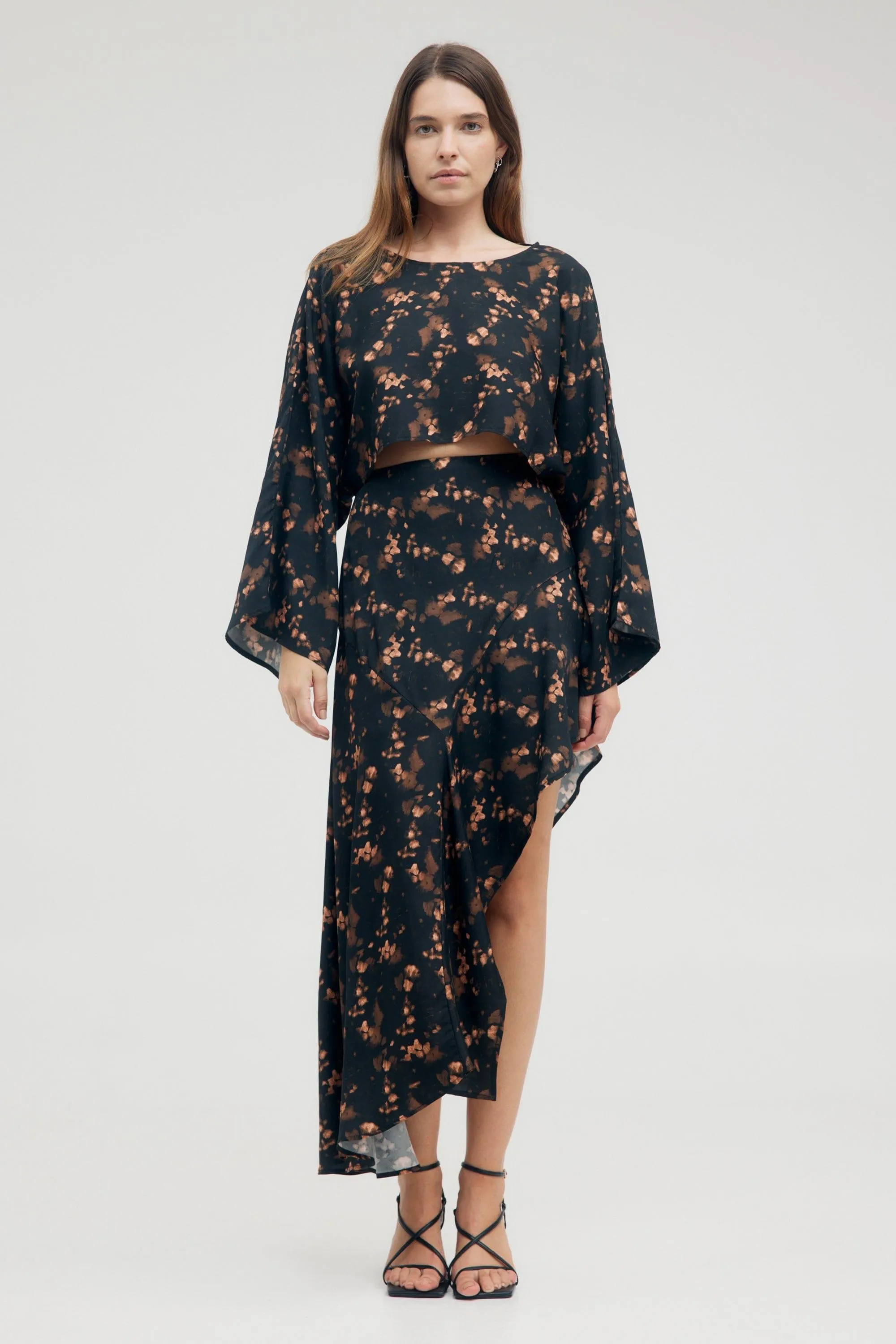 PRESSED PETALS FREE FLOW SKIRT | PETALS