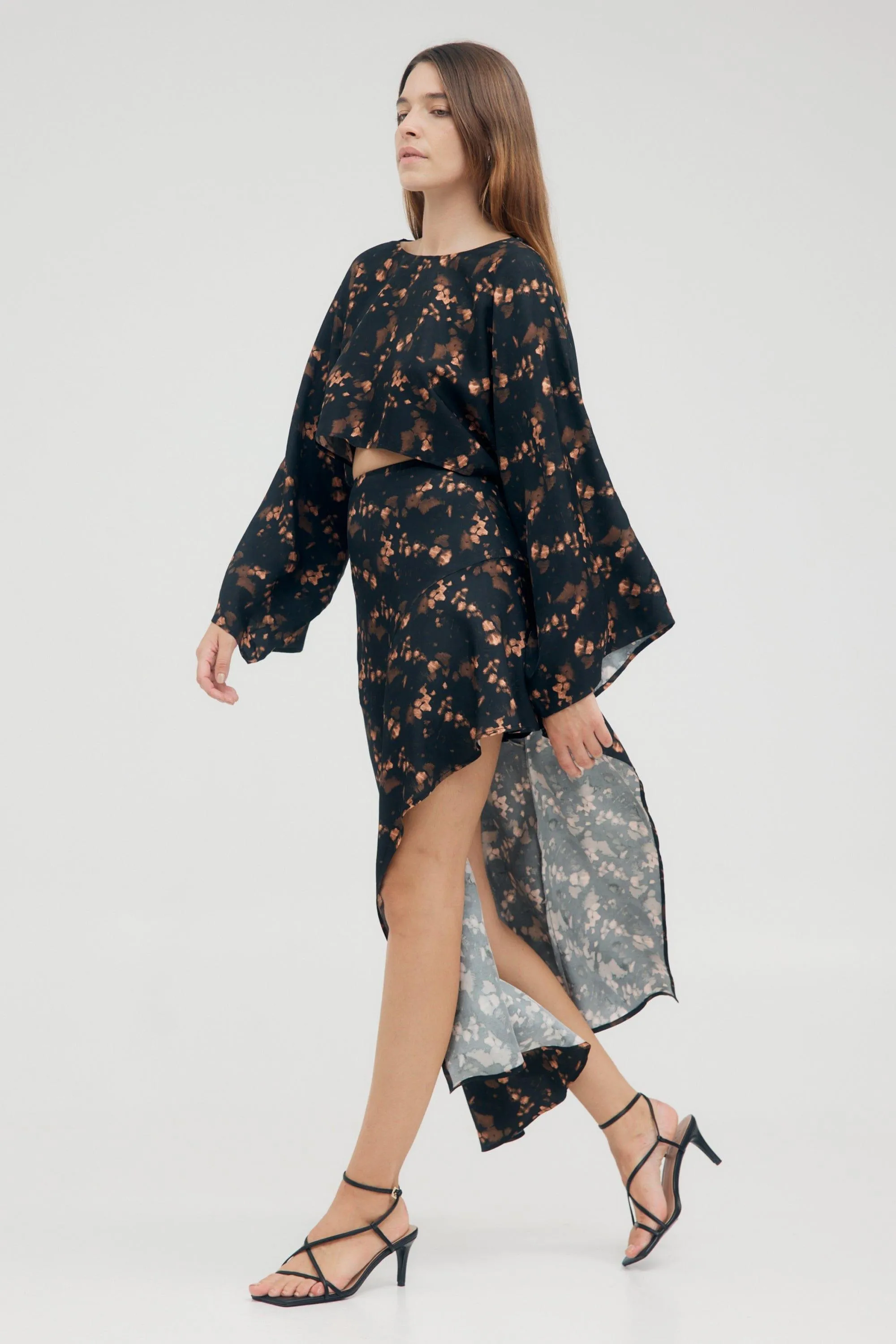 PRESSED PETALS FREE FLOW SKIRT | PETALS