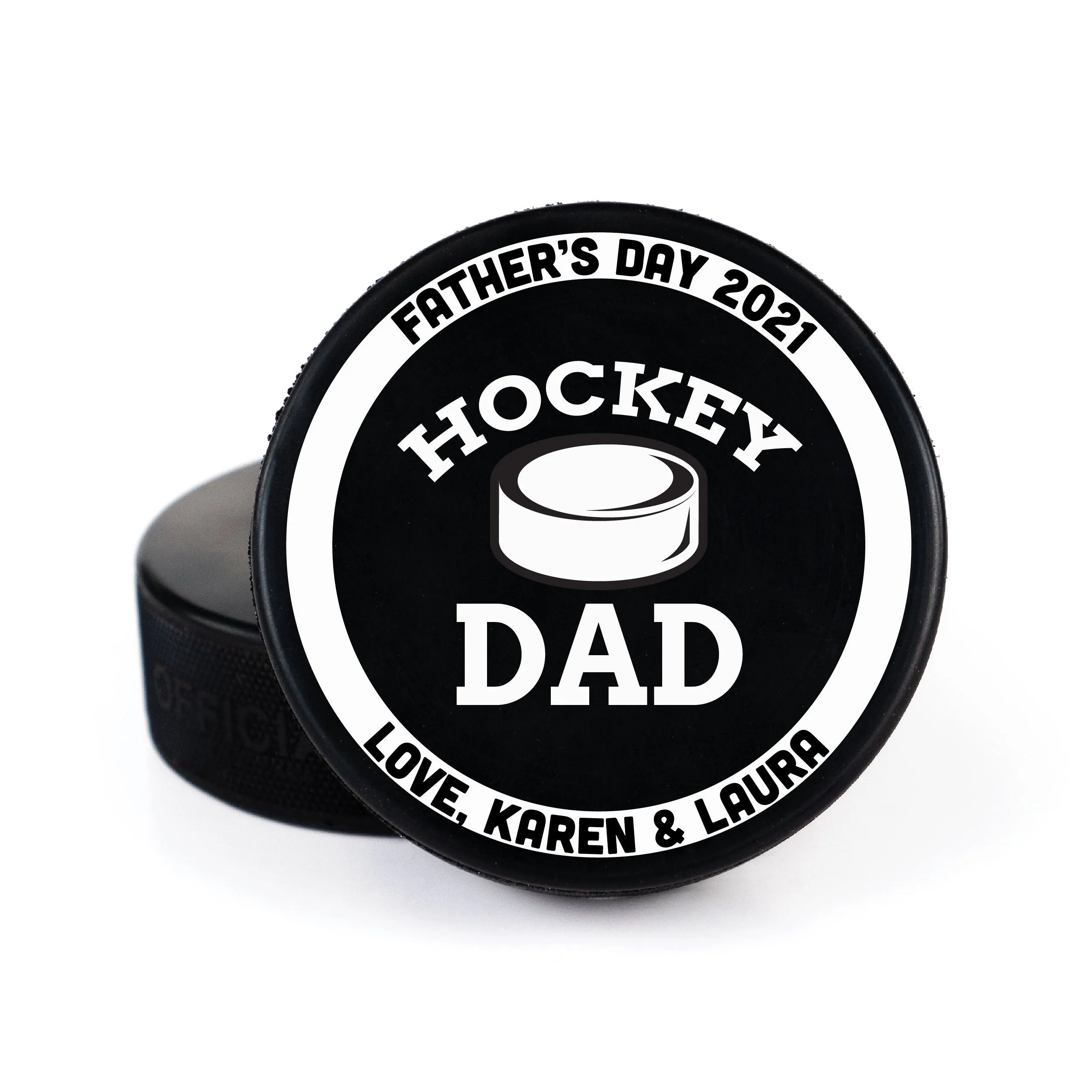 Printed Hockey Puck, Dad & Father's Day Gifts
