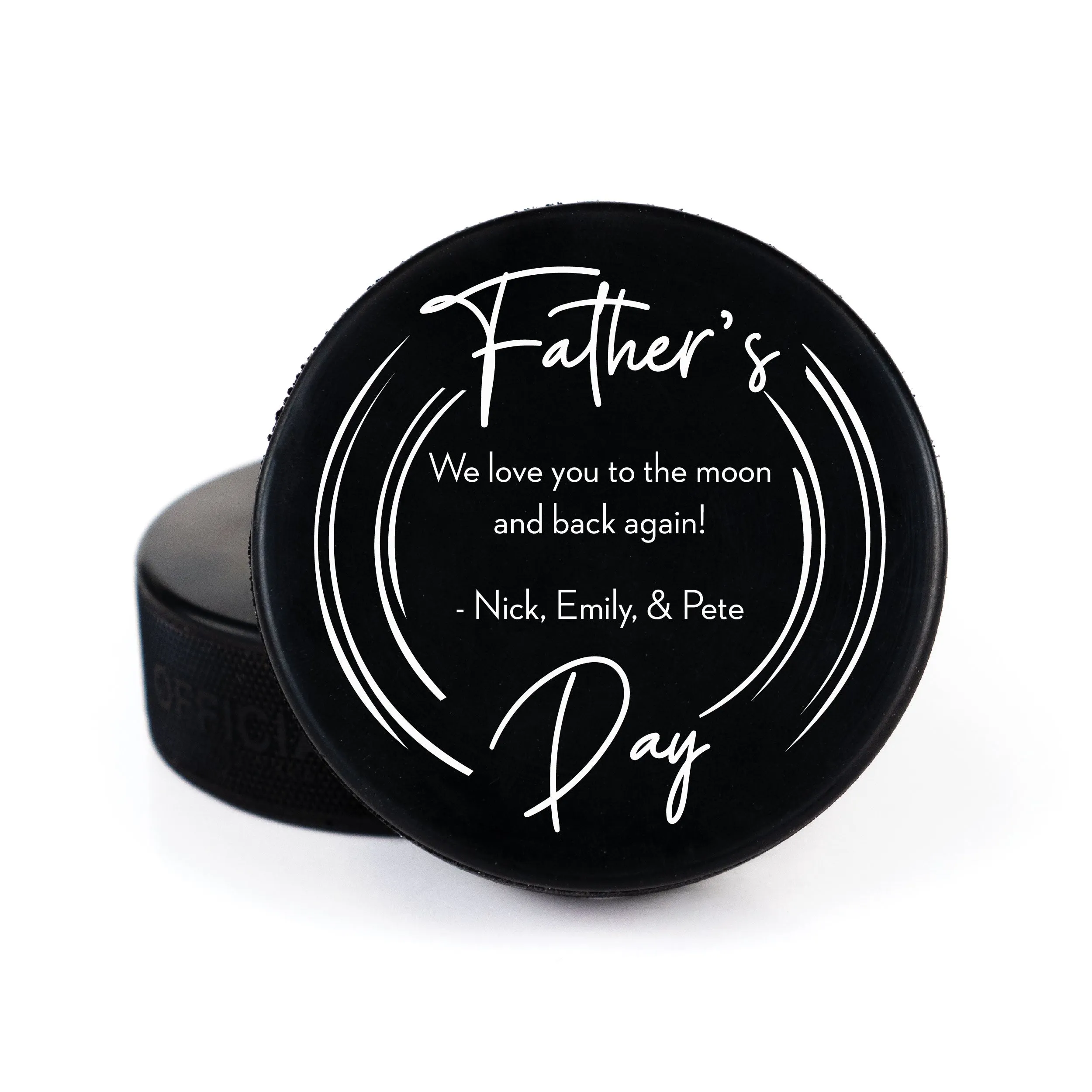 Printed Hockey Puck, Dad & Father's Day Gifts