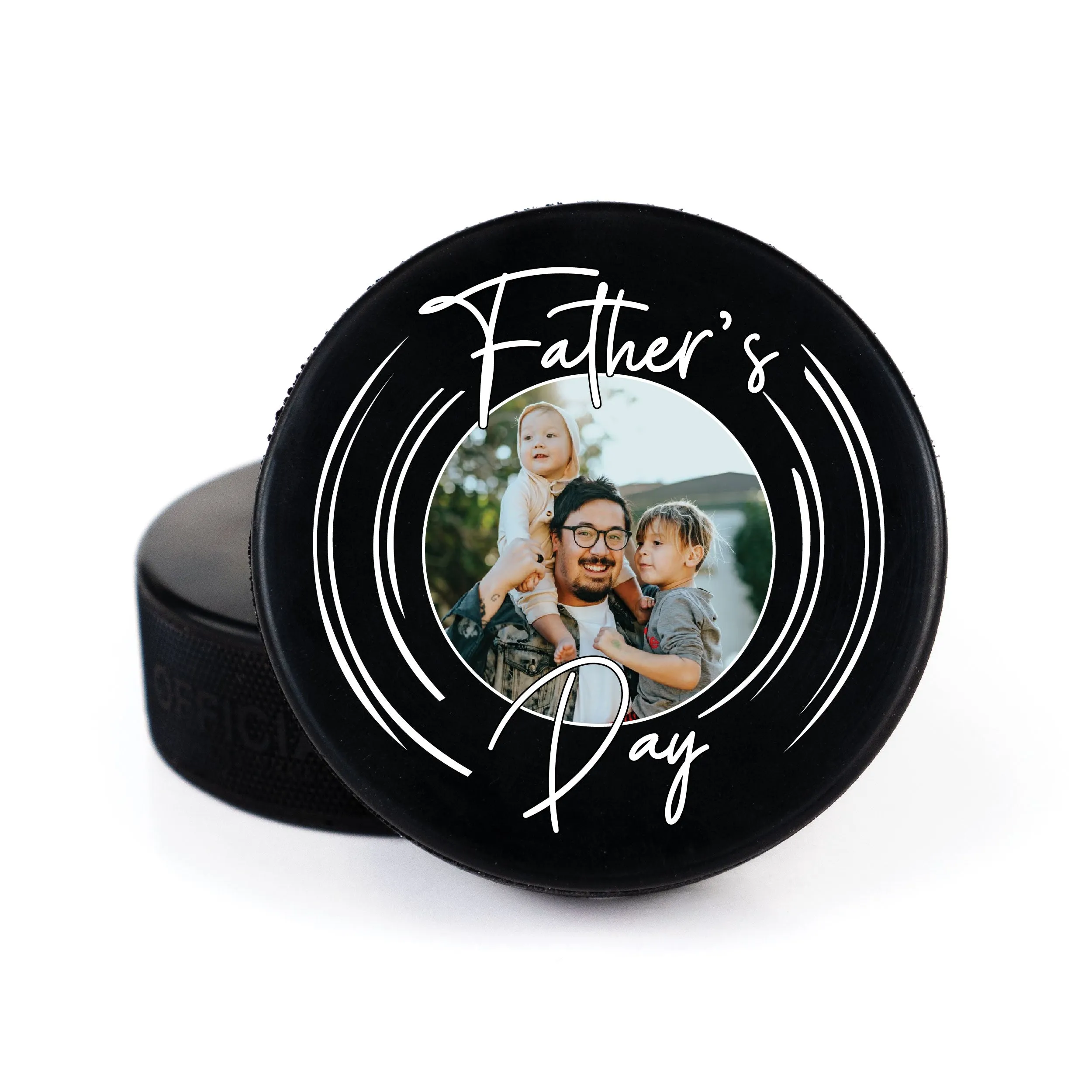 Printed Hockey Puck, Dad & Father's Day Gifts