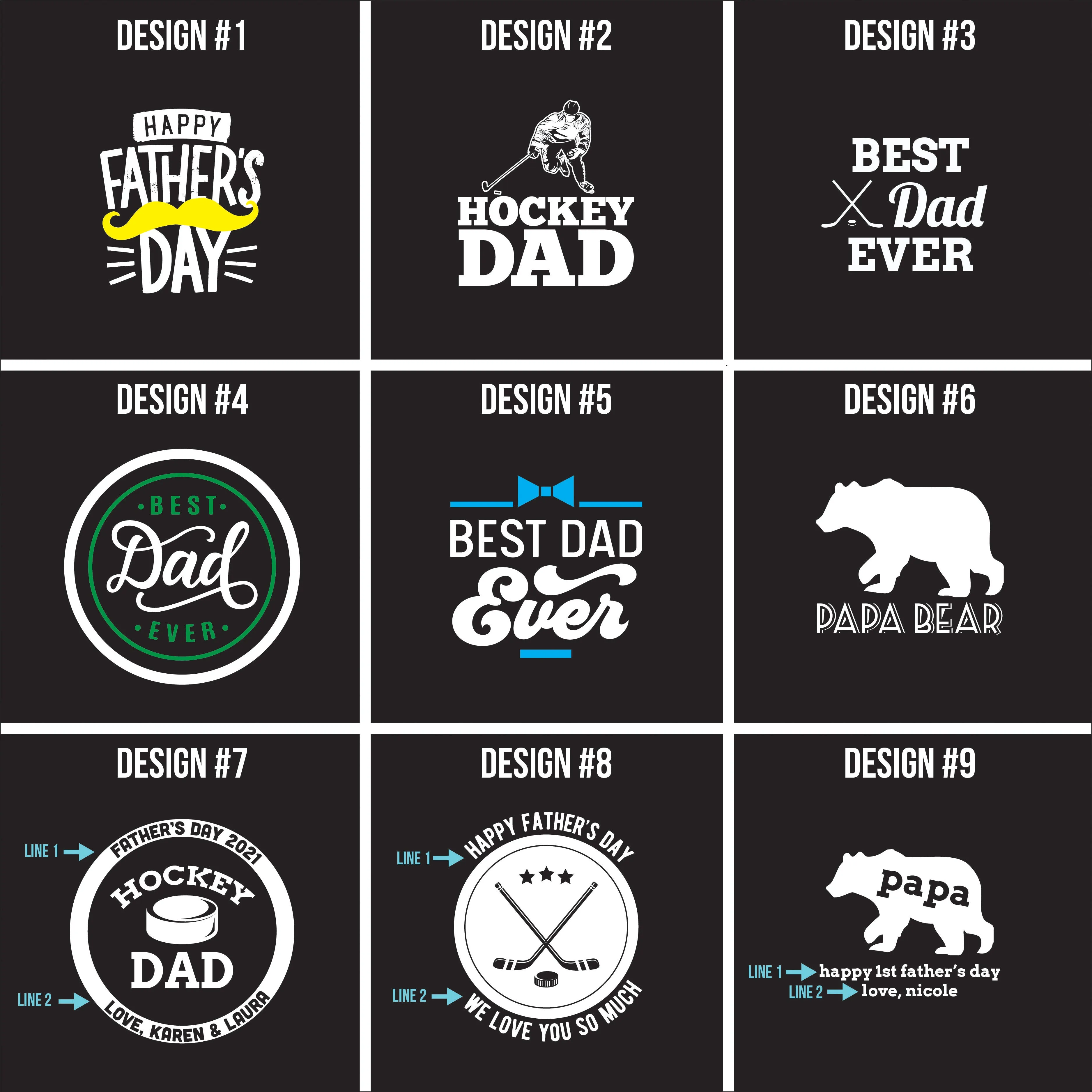 Printed Hockey Puck, Dad & Father's Day Gifts