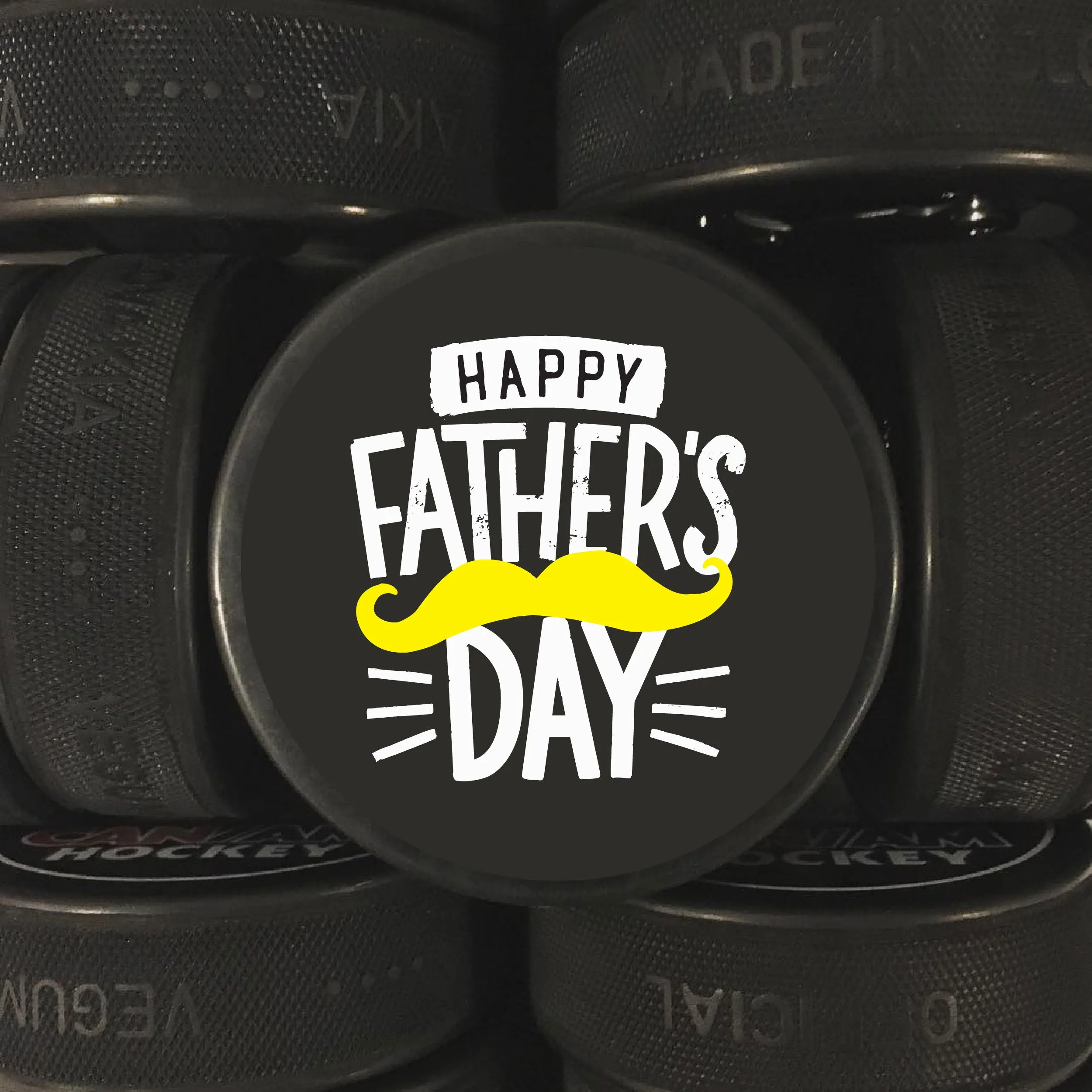 Printed Hockey Puck, Dad & Father's Day Gifts