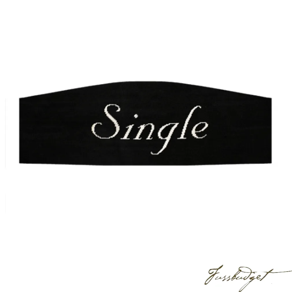 "Single" Needlepoint Cummerbund