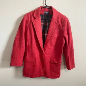 Ralph Lauren Vintage 100% Wool Blazer Jacket Size 8
