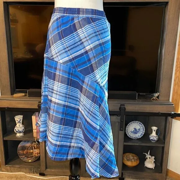 Ralph Lauren Linen Asymmetrical Skirt