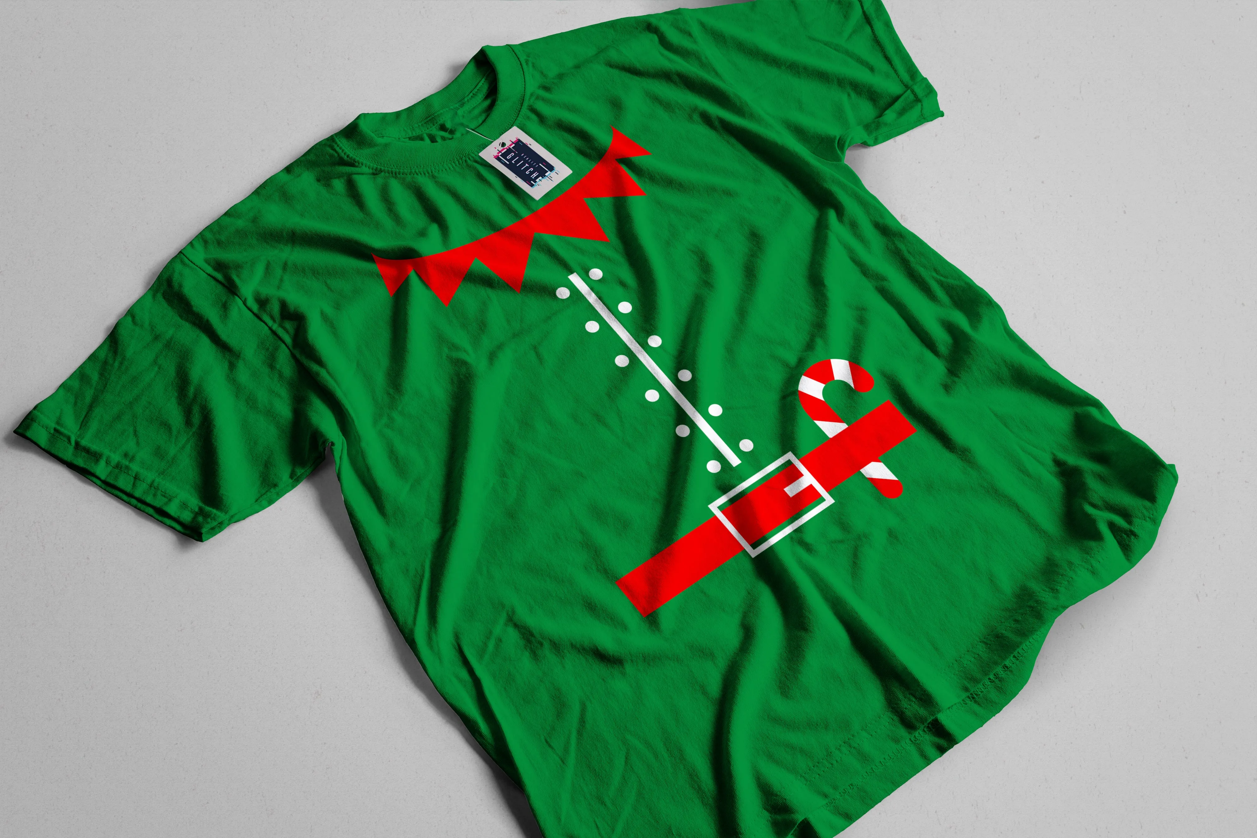 Reality Glitch Men's Elf Suit Costume T-Shirt