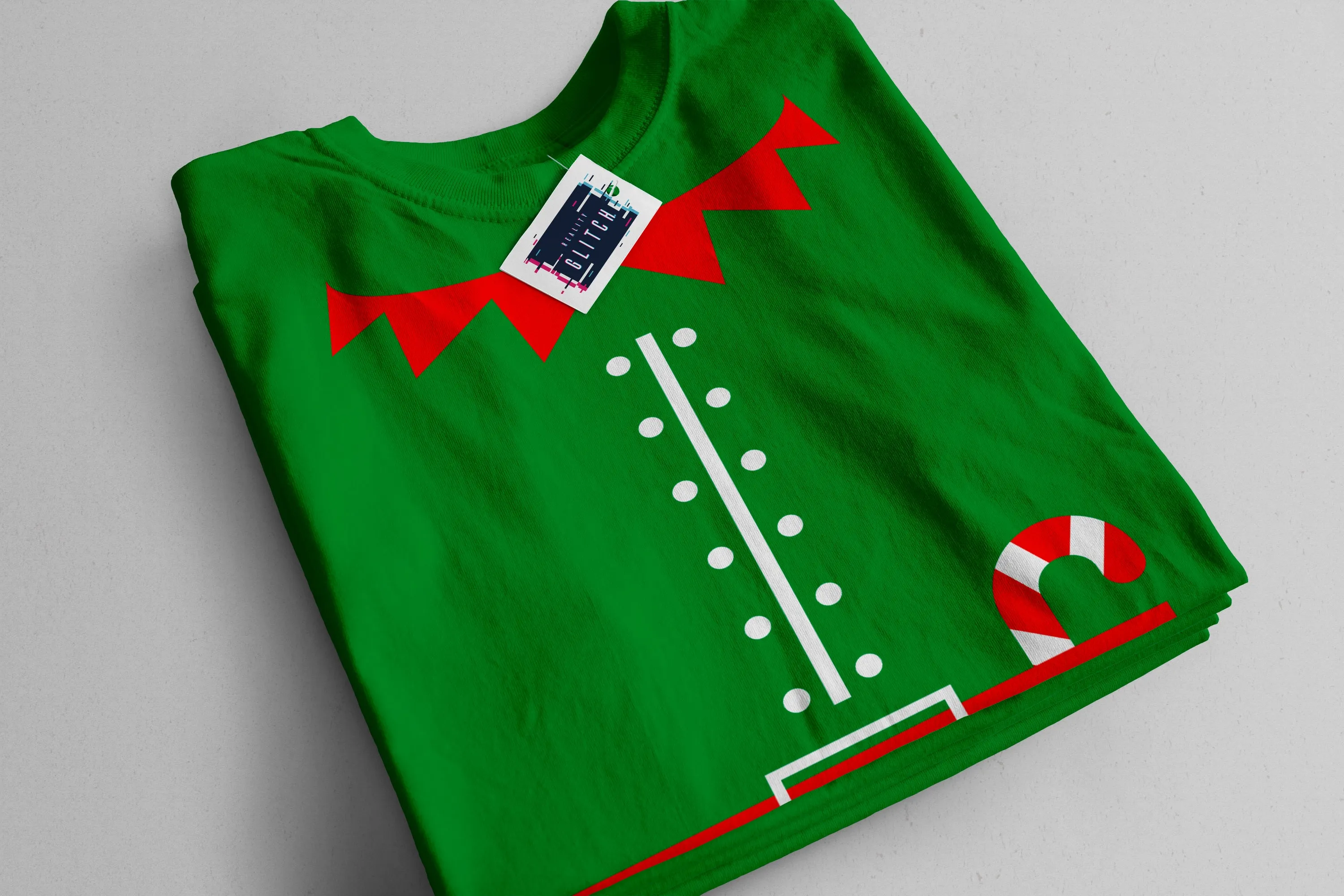 Reality Glitch Men's Elf Suit Costume T-Shirt
