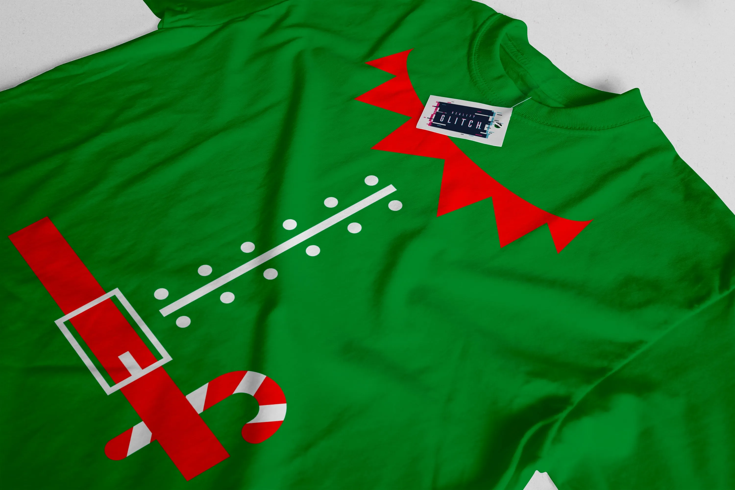 Reality Glitch Men's Elf Suit Costume T-Shirt