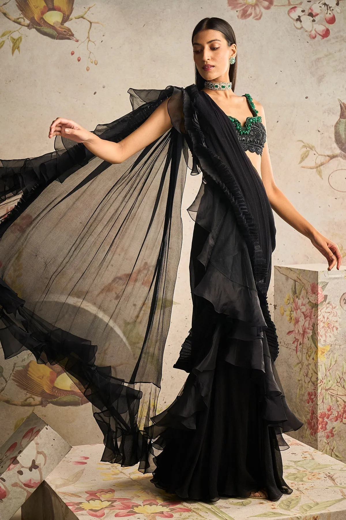 Rhea Khaneja in Allure Saree Set