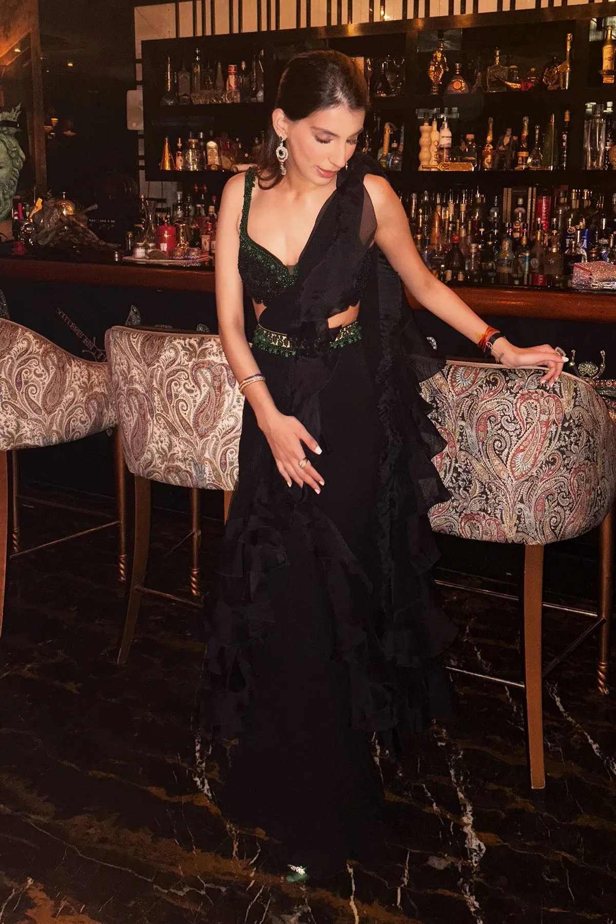 Rhea Khaneja in Allure Saree Set