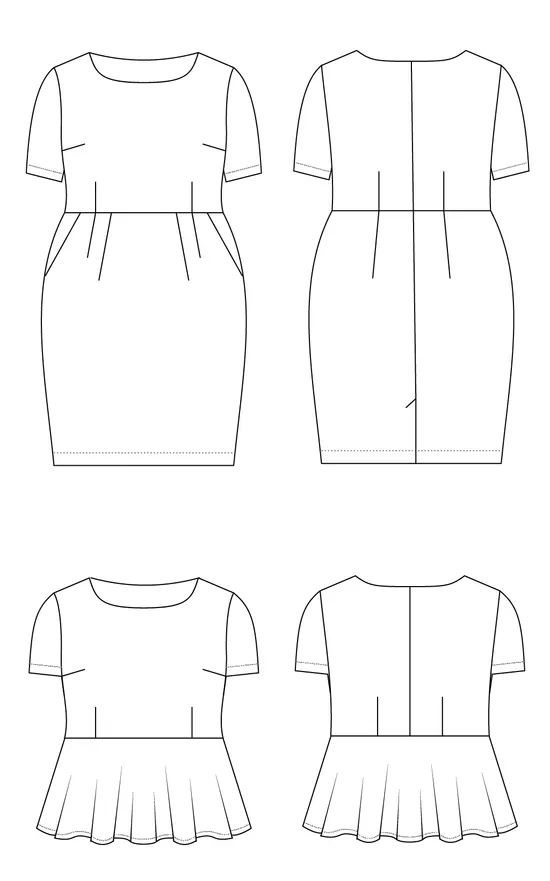 Rivermont Dress & Top Pattern by Cashmerette