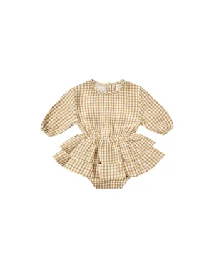 Rosie Romper | Honey Gingham