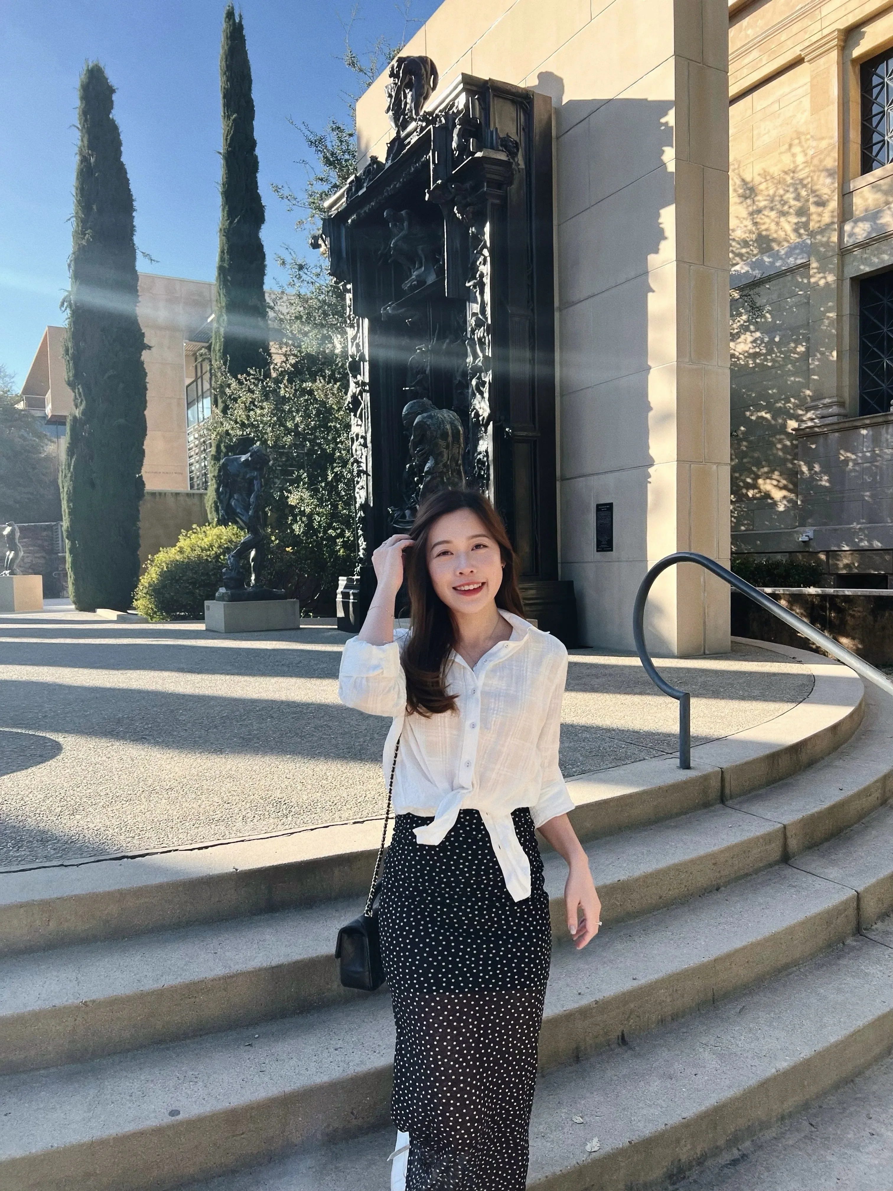 Ruched Mesh Midi Skirt