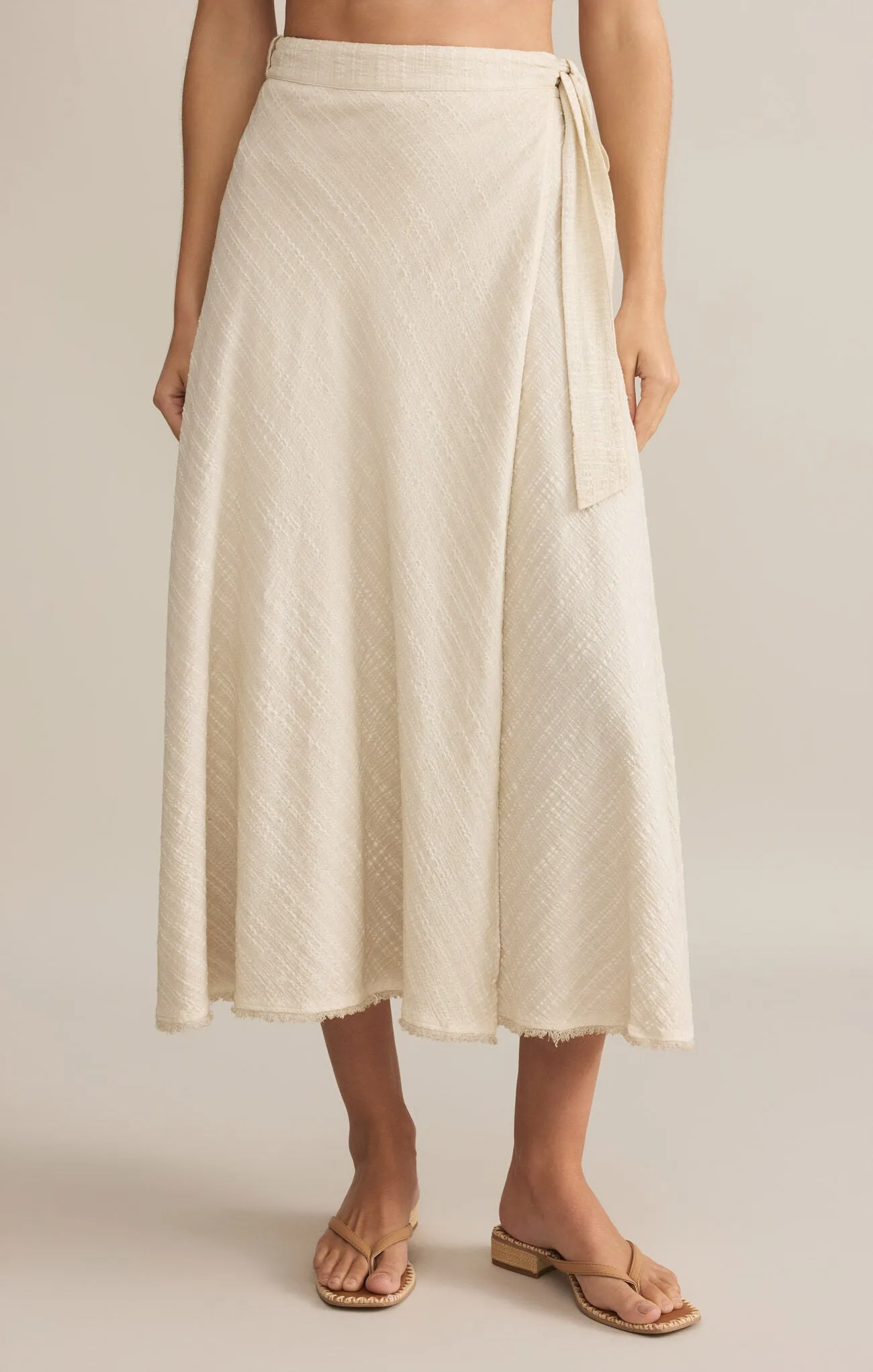 Salerno Wrap Midi Skirt
