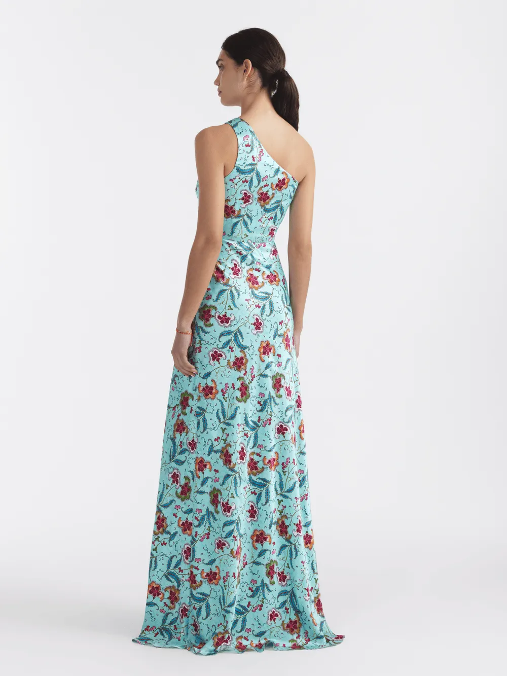 Saloni Justine Midi Dress In Delemare Tea