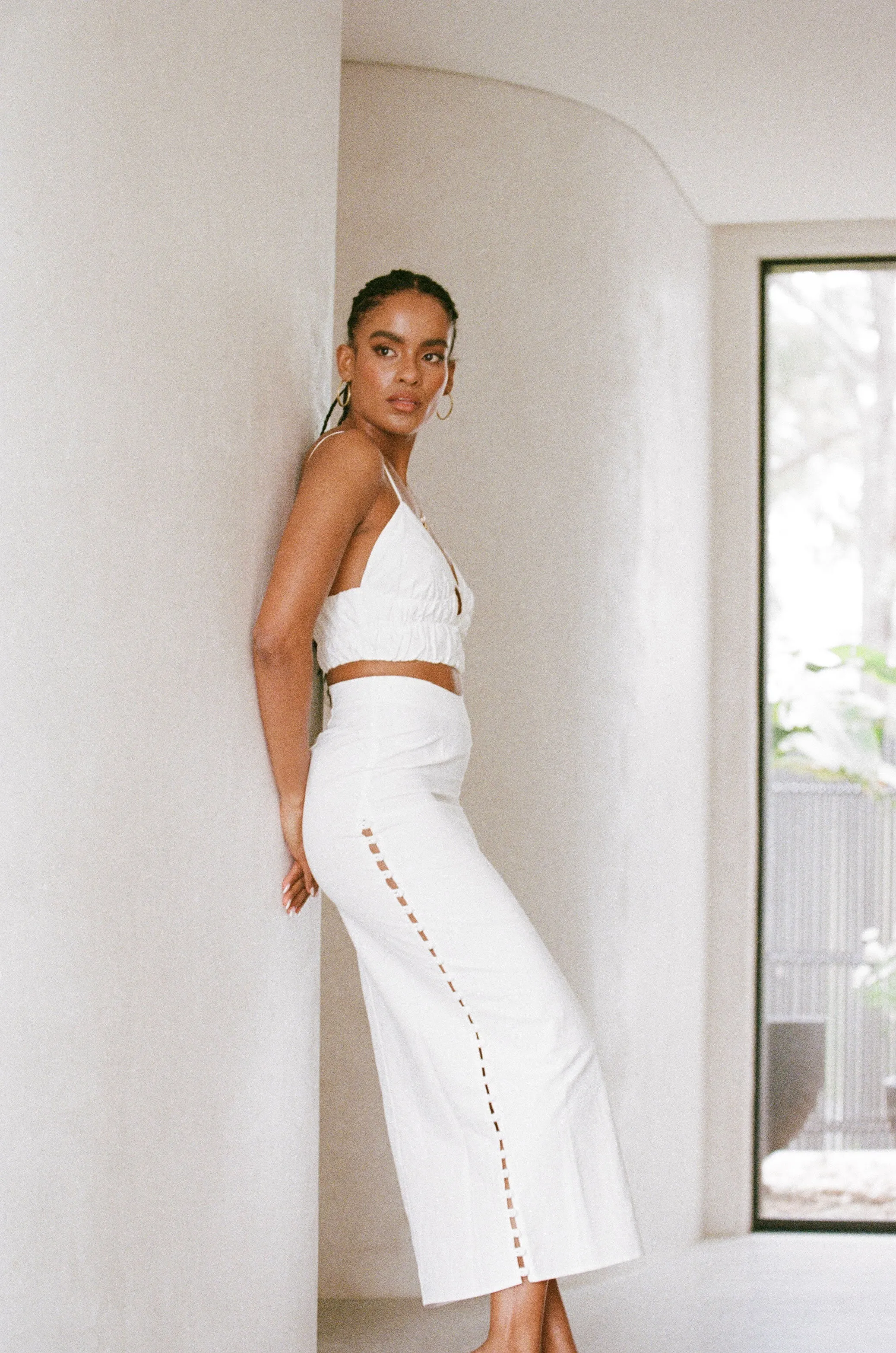 SAMPLE-Mikali Midi Skirt