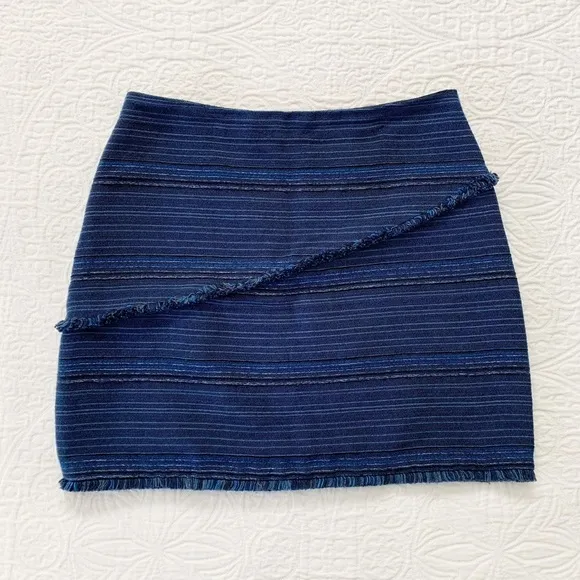 Sandro Dakota Mini Skirt, Blue