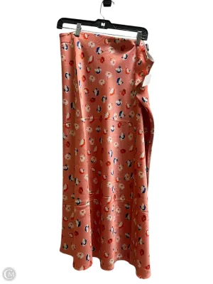 Skirt Midi By Loft In Pink, Size: 14