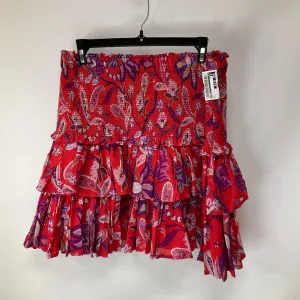 Skirt Midi By Sundry In Red, Size: L