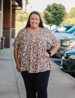 Spotted in a Crowd Blouse