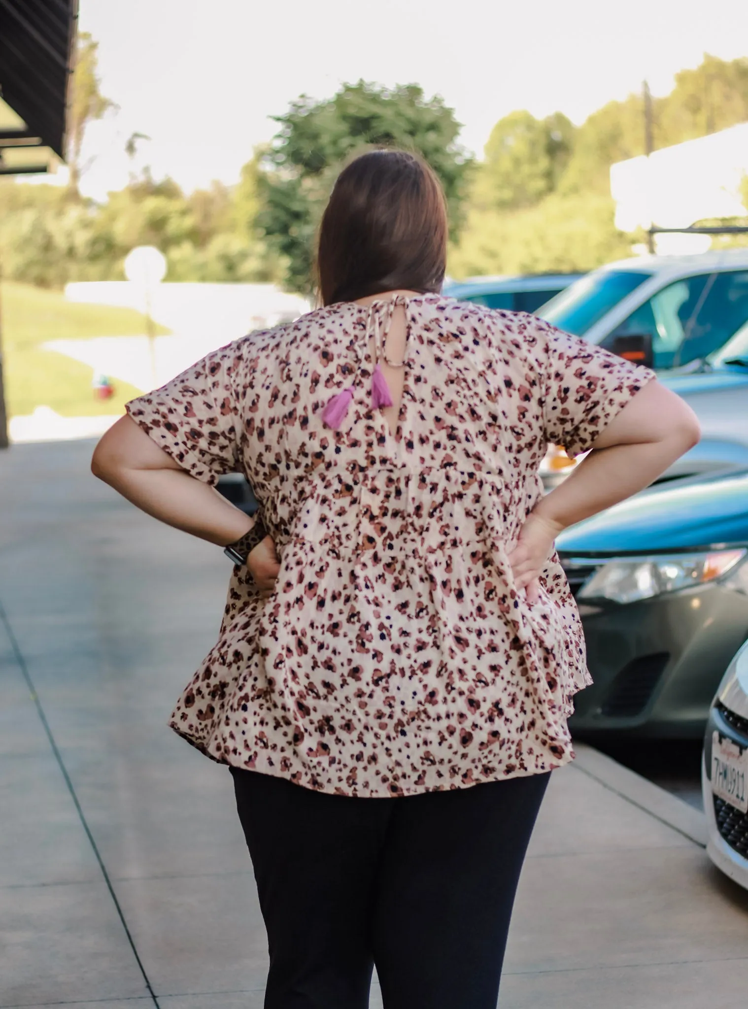 Spotted in a Crowd Blouse