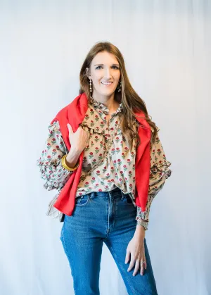 Stone Block Print Blouse