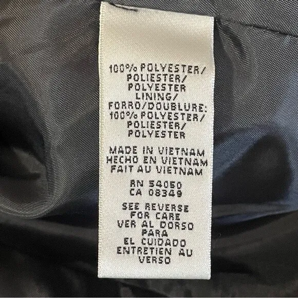 Suit Studio Black Tan Fitted Suit Blazer Jacket Off Center Buttons, size 16