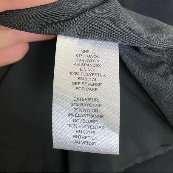 Tahari Single Breasted Three Buttons Notch Lapel Blazer Suit -  C26