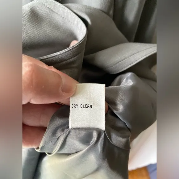 Talbots Wool Blend Blazer Gray Womens Size 16 Stretch NWOT