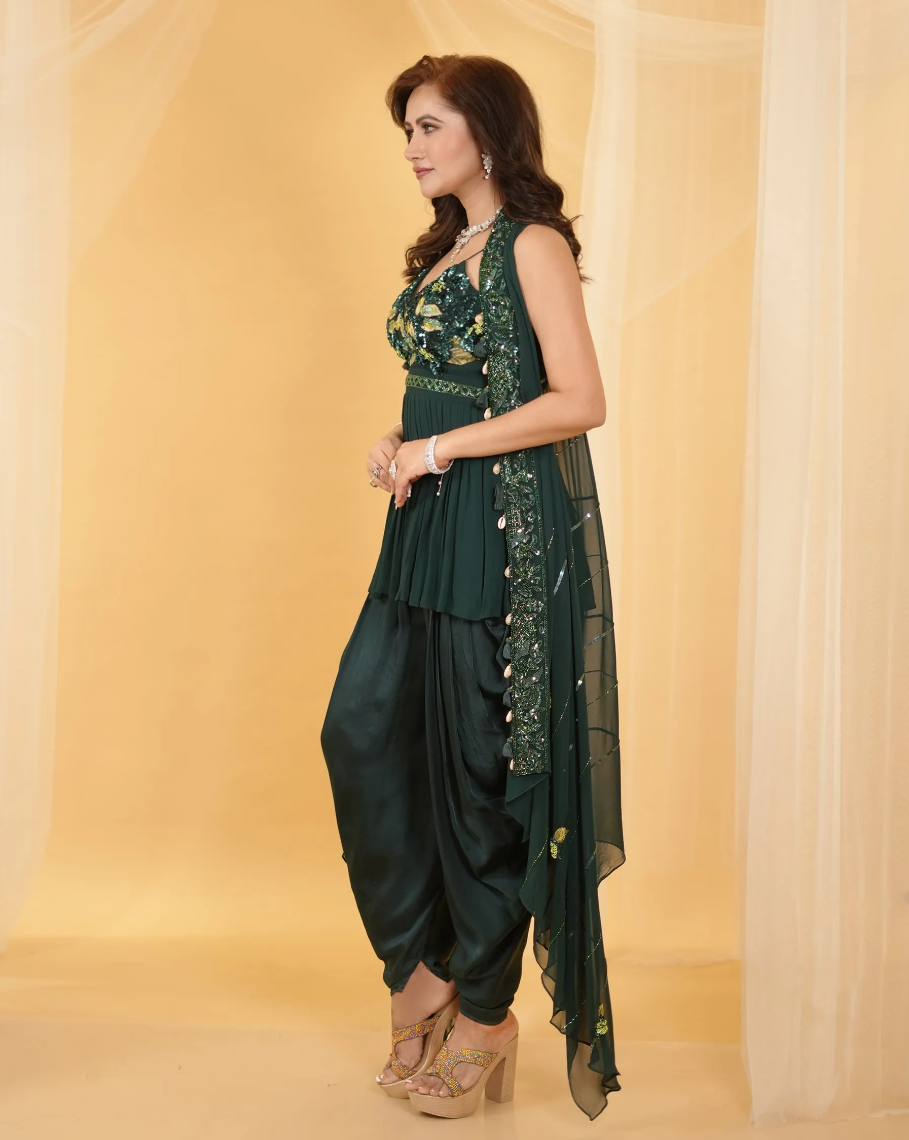 The Forest Peplum Set