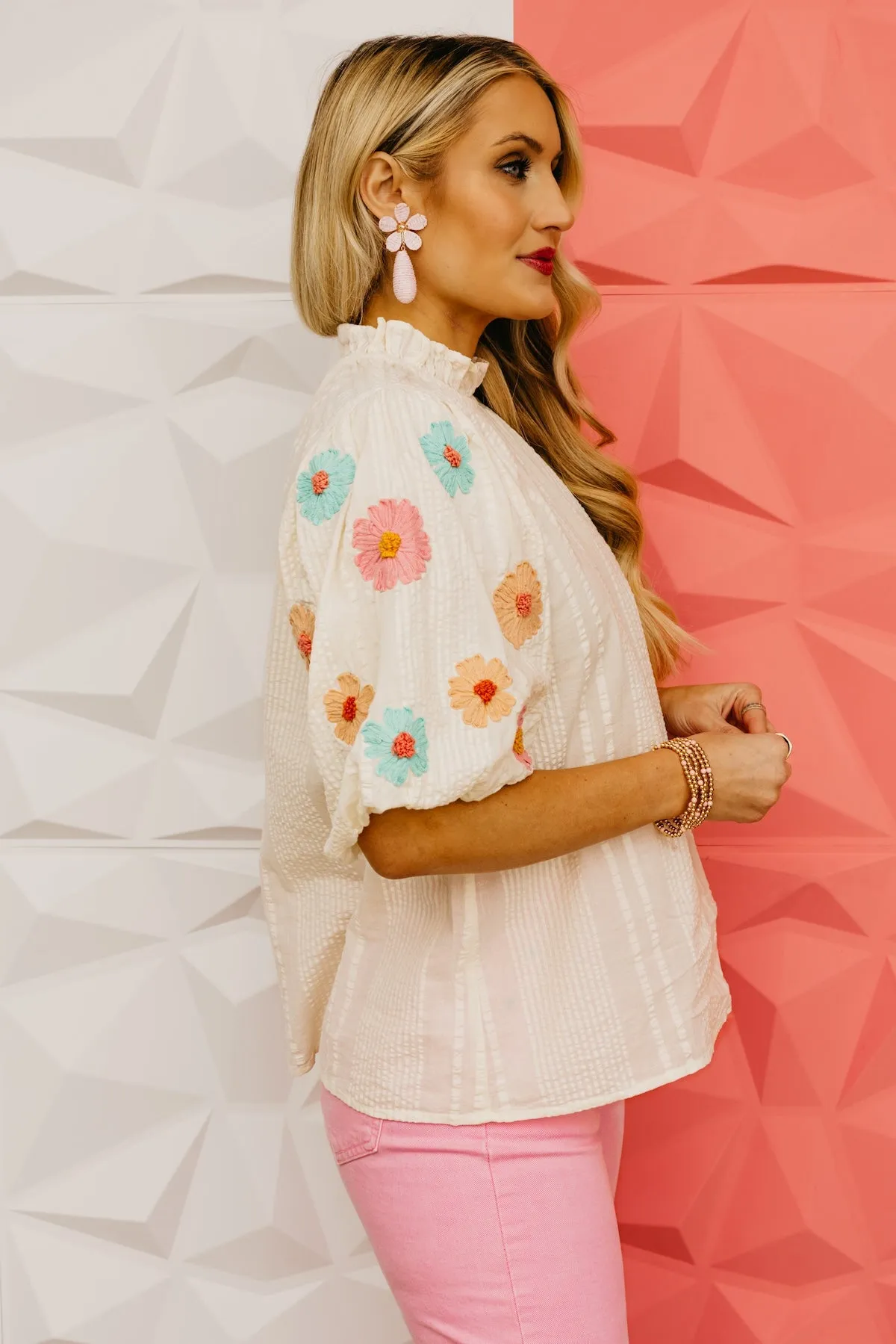 The Silas Floral Embroidered Top